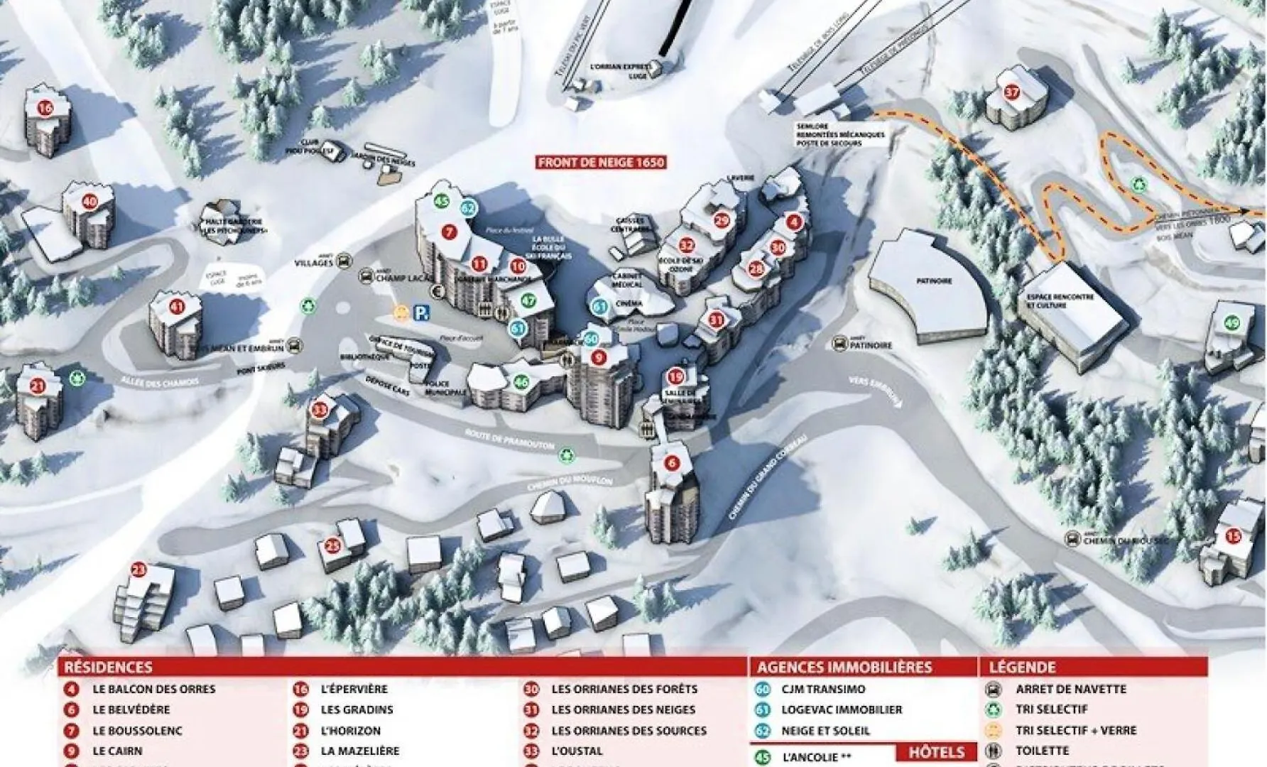 Appartement Résidence Les Cembros - 2 Pièces pour 6 Personnes 994 Le Melezet